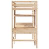 vidaXL Loft Bed Frame without Mattress 80x200cm Solid Wood Pine