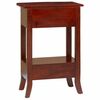 vidaXL Console Table Brown 50 x 29.5 x 76 cm Solid Mahogany Wood
