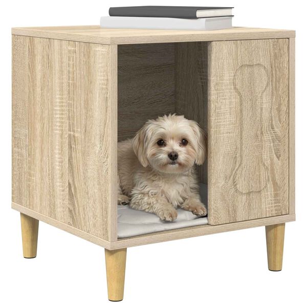 vidaXL Dog House Sonoma 44 x 42 x 49 cm Engineered Wood