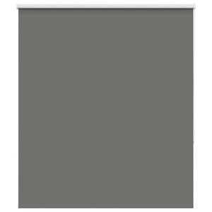 vidaXL Roller Blind Blackout Grey 125x130 cm Fabric Width 121.6 cm Polyester