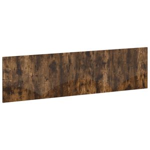 vidaXL Wall-Mounted Headboard HOORN Smoked Oak Engineered Wood