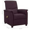vidaXL Massage Chair Purple Fabric