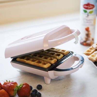 Bestron Waffle Maker for Waffle Sticks ASW400 460 W Pink
