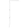 vidaXL Walk-in Shower Wall with Whole Frosted ESG Glass 100x195 cm