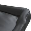 vidaXL Dog Bed Black 120x100x27 cm Faux Leather