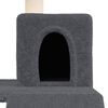 vidaXL Cat Tree with Sisal Scratching Posts Dark Grey 82 cm