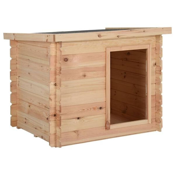 vidaXL Dog House 102.5x88x84 cm Solid Pine Wood 14 mm