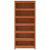 vidaXL Book Cabinet Wax Brown 80 x 35 x 183 cm Solid Pine Wood