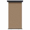 vidaXL Balcony Side Awning 100% polyester iron steel