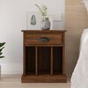 vidaXL Bedside Cabinet Brown Oak 43x36x50 cm