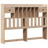 vidaXL Bookcase Bed without Mattress 140x200 cm Solid Wood Pine