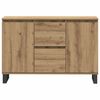 vidaXL Sideboard Artisan Oak 101.5x35x70 cm Engineered Wood