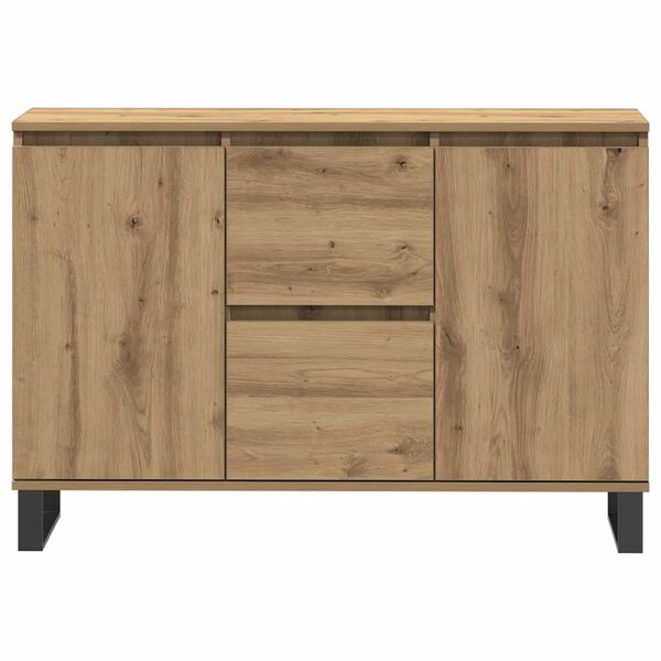 vidaXL Sideboard Artisan Oak 101.5x35x70 cm Engineered Wood
