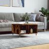 vidaXL Coffee Table Smoked Oak 60x50x36.5 cm Engineered Wood