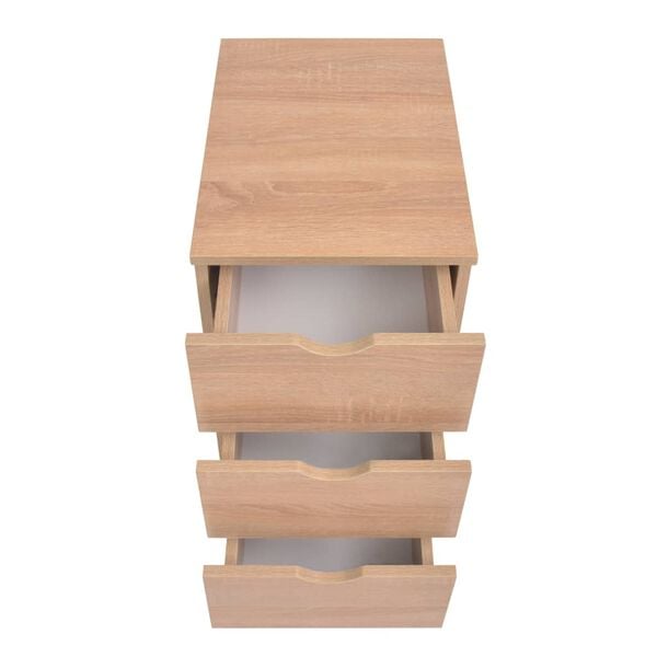 vidaXL Drawer Unit 33x45x60 cm Oak