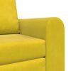 vidaXL Sofa Bed Yellow 98 x 71 x 83 cm Velvet