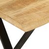 vidaXL Bench with Live Edge 105 cm Solid Wood Mango