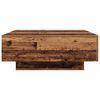 vidaXL Coffee Table Old Wood and Blue 80 x 80 x 31 cm Engineered Wood