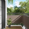 vidaXL Balcony Screen PU coated oxford alu