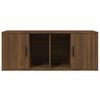 vidaXL TV Cabinet Brown Oak 100x35x40 cm Engineered Wood