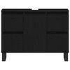 vidaXL Bathroom Cabinet Black Oak 80 x 33 x 60 cm Engineered Wood