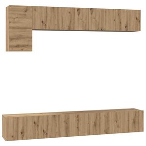 vidaXL TV Cabinet Set 5 pcs 100 x 30 x 30 cm Artisan Oak