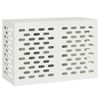 vidaXL Air Conditioner Cover White 90 x 40 x 60 cm Steel