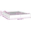 vidaXL Bed Frame without Mattress 150x200 cm King Size King Size Solid Wood