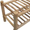 vidaXL Shoe Rack with Shelf Natural 68 x 28 x 30 cm Bamboo