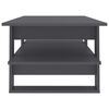 vidaXL Coffee Table Grey 110x55x42 cm Engineered Wood