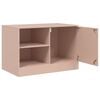 vidaXL TV Cabinets 2 pcs Pink 67x39x44 cm Steel