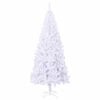 vidaXL Artificial Christmas Tree with Stand White 210 cm PVC and Steel