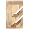 vidaXL Wall Mounted Skateboard Holder 25x20x30 cm Solid Mango Wood