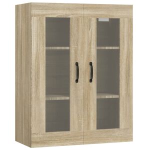 vidaXL Hanging Wall Cabinet Sonoma Oak 69,5x34x90 cm