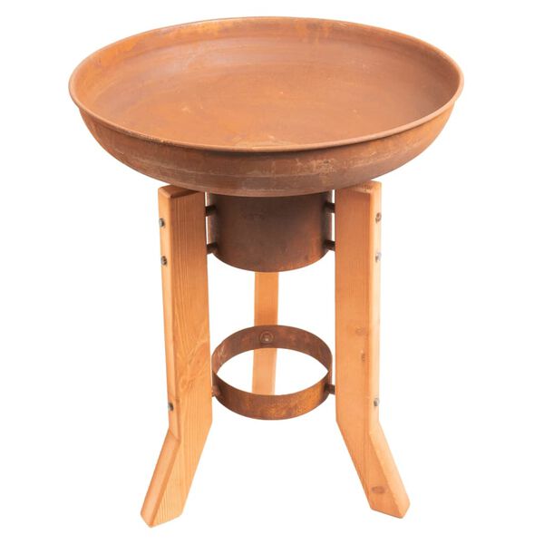 RedFire Handmade Fire Pit Woody Rust Steel