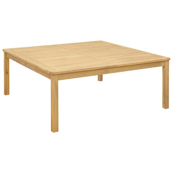 vidaXL Garden Coffee Table 110x110x45 cm Solid Acacia Wood
