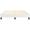 vidaXL Bed Frame without Mattress White 135x190 cm Double Double Faux Leather