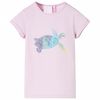 vidaXL Kids' T-shirt Lilac 116
