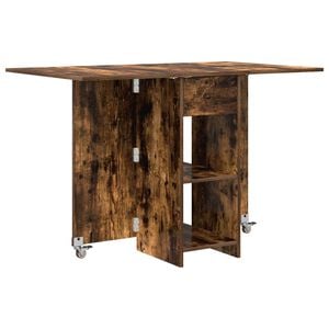vidaXL Dinning Table 115 x 70 x 75 cm Engineered Wood Smoked Oak