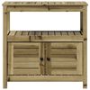 vidaXL Potting Table with Shelves 82.5x45x81 cm Impregnated Wood Pine