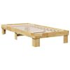 vidaXL Bed Frame without Mattress 90x200 cm Solid Wood Oak