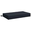 vidaXL Back Cushion SOEST 100% Polyester Dark Blue 70 x 40 x 10 cm