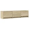 vidaXL TV Cabinet with LED Sonoma 165 x 34 x 40 cm Engineered Wood