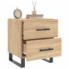vidaXL Bedside Cabinet Sonoma Oak 40x35x47.5 cm Engineered Wood