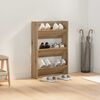 vidaXL Shoe Cabinet Artisan Oak 60 x 18 x 90 cm Engineered Wood