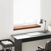 vidaXL Window Sill Brown Wood 100 x 20 x 4.5 cm PVC