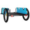vidaXL Bike Trailer Blue Oxford Fabric and Iron