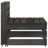 vidaXL 10 Piece Garden Lounge Set Grey Impregnated Pinewood