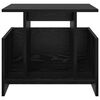 vidaXL TV Stand Black Oak 50 x 35 x 45 cm Engineered Wood