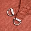 vidaXL Sunshade Sail 160 g/m² Terracotta 2x2 m HDPE